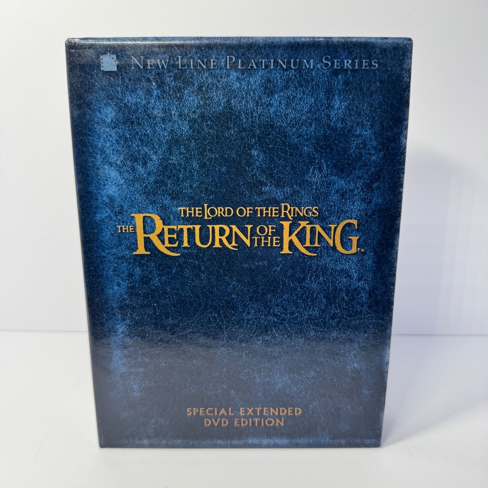 Lord of the Rings Return of the King Special Extended DVD 4-Disc Set Platinum